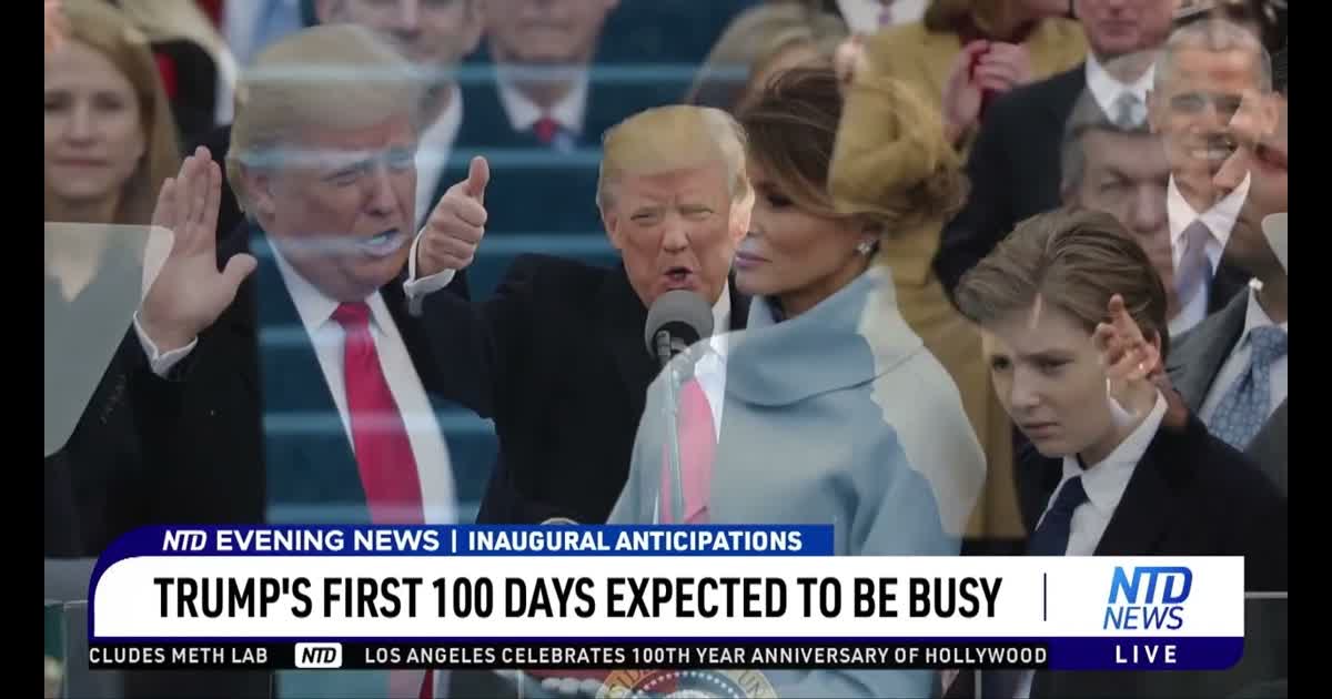NTD News discusses Trump first 100 days priorities