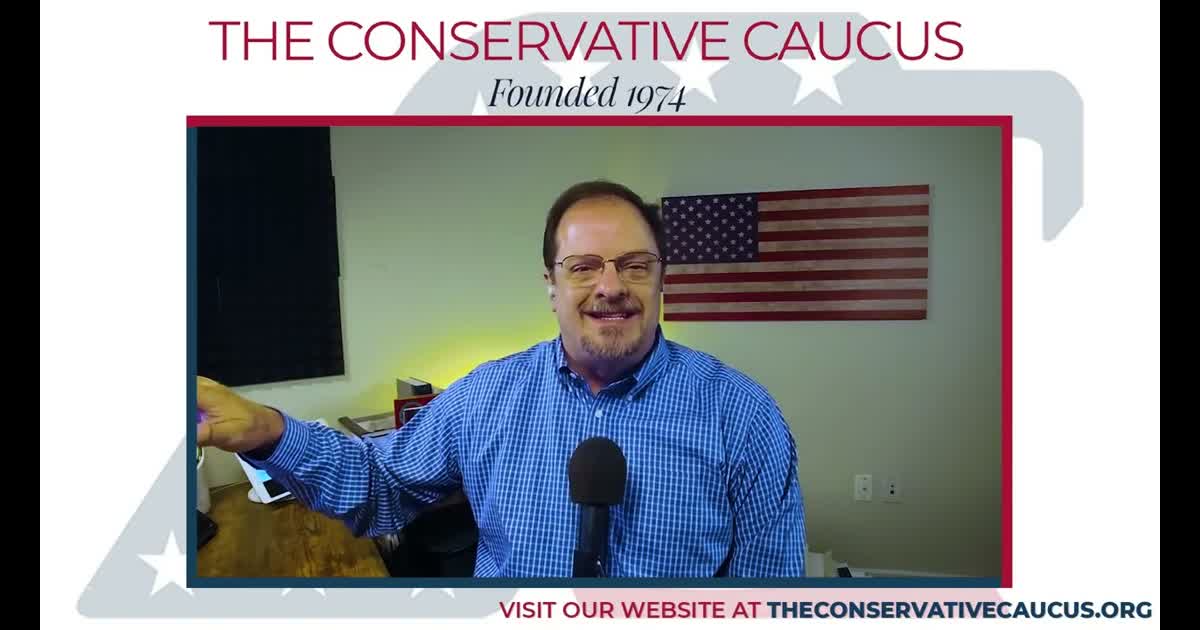 Trump tax cuts discussion between Jim Pfaff and David McIntosh on Conservative Caucus podcast