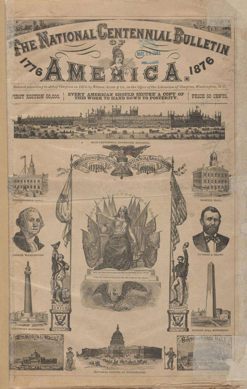 The National Centennial Bulletin, 1776 to 1876