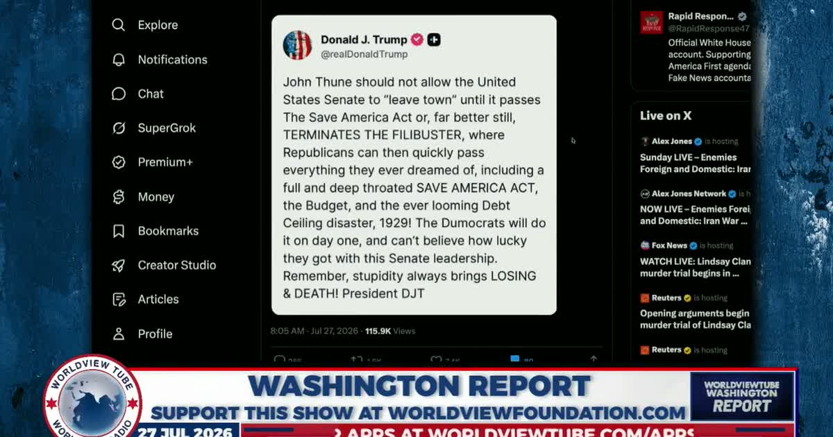 John Thune Defies 80% of Americans on Save America Act