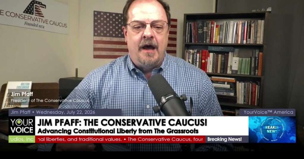 Save America Act - Jim Pfaff discusses noncitizen voting and midterm strategy on Bill Mitchell Show Jul 22, 2026
