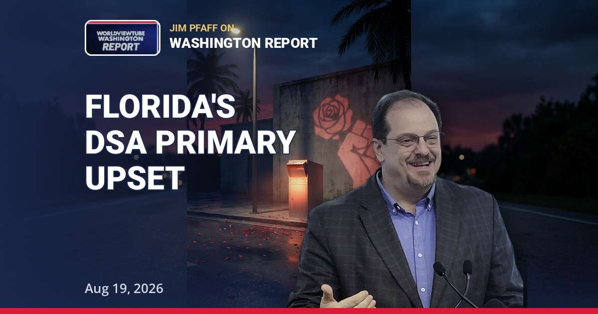Angie Nixon Over Alexander Vindman: Jim Pfaff on Washington Report | Aug 19, 2026 — thumbnail