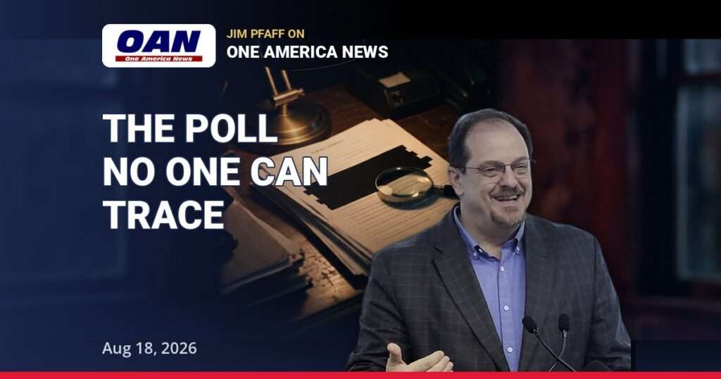 An Anonymous Poll No One Can Trace: Jim Pfaff on One America News | Aug 18, 2026 — thumbnail