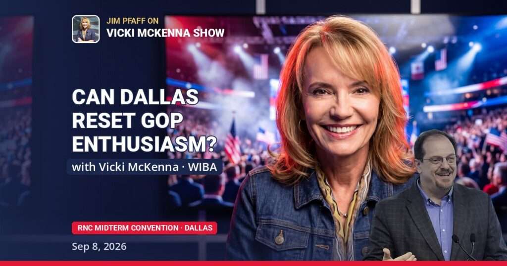 Jim Pfaff with Vicki McKenna · WIBA — Vicki McKenna Show