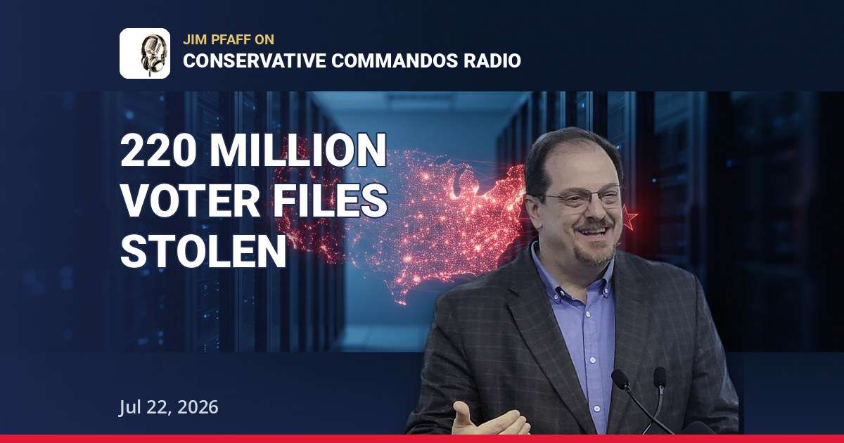 Voter Registration Data Theft: Jim Pfaff on China's Election Attack | Jul 22, 2026 — thumbnail