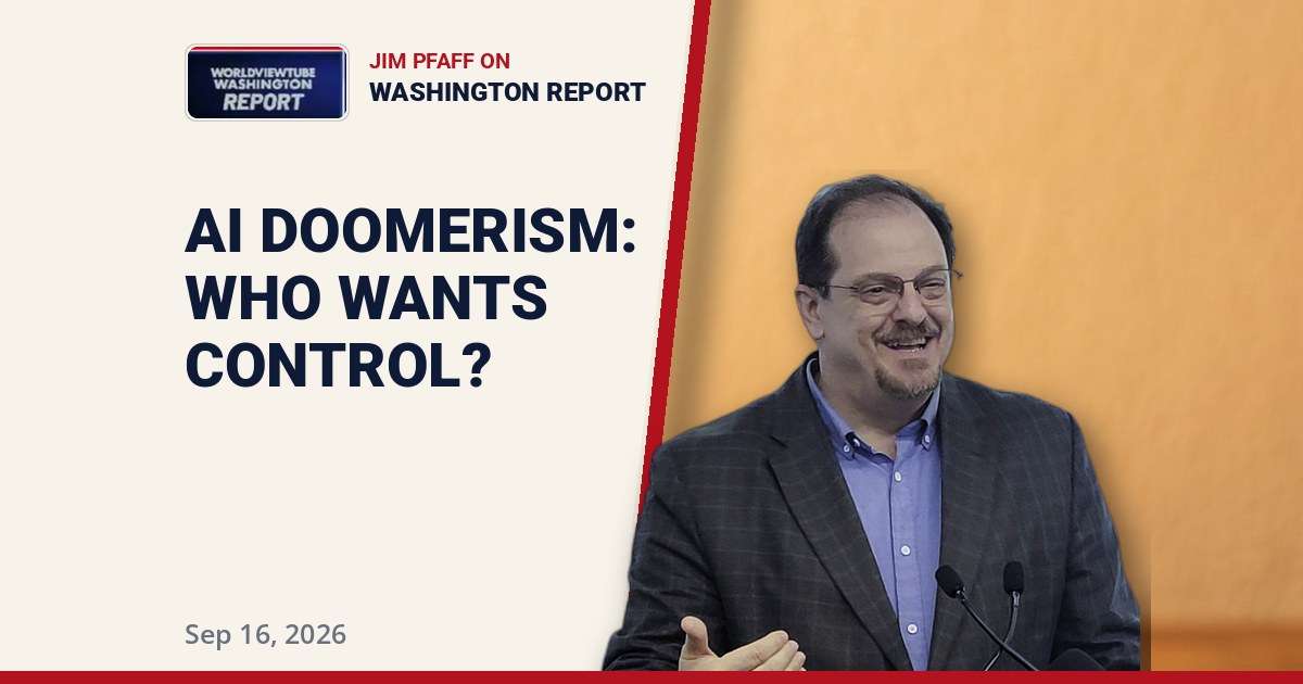 AI Doomerism and Who Really Wants Control: Jim Pfaff on Worldview Tube | Sep 16, 2026