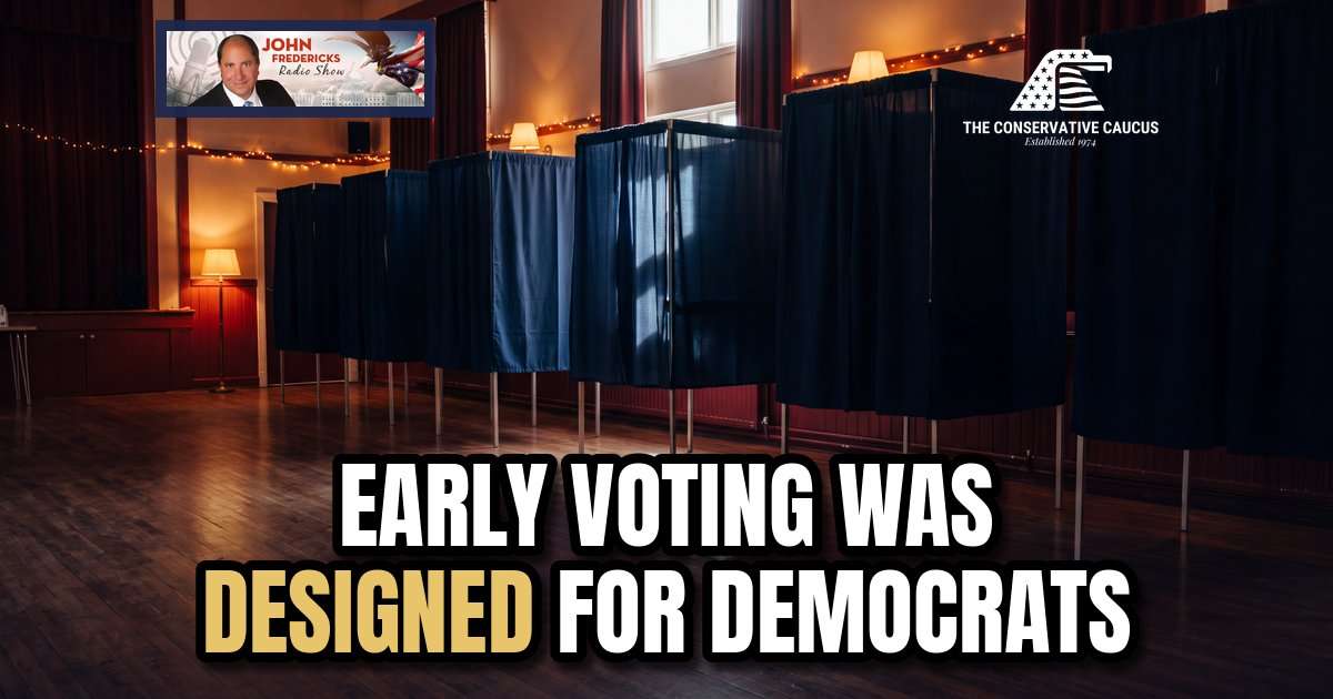 Jim Pfaff Says Early Voting Was Designed for Democrats