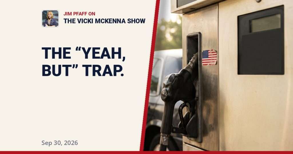 Yeah but Republicans - Jim Pfaff on Iran, fuel prices and data centers, The Vicki McKenna Show WIBA iHeart September 30 2026